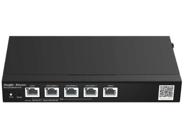 rg eg305gh p e, reyee 5 port high performance cloud managed poe office router rg eg305gh p e, reyee 5 port high performance cloud managed poe office router